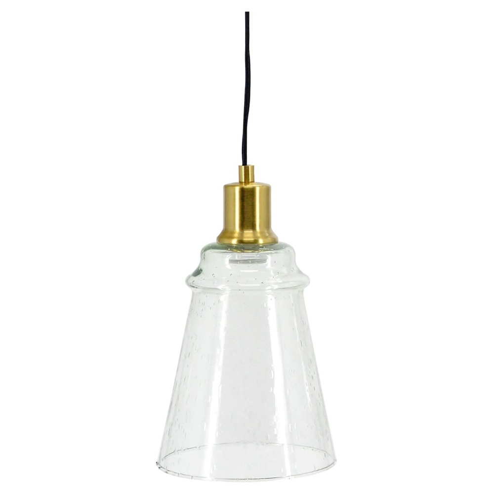 Honeybloom Seeded Glass Hardwired Pendant